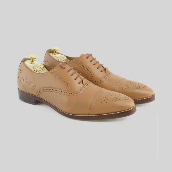 Full Brogue Camel Oxford