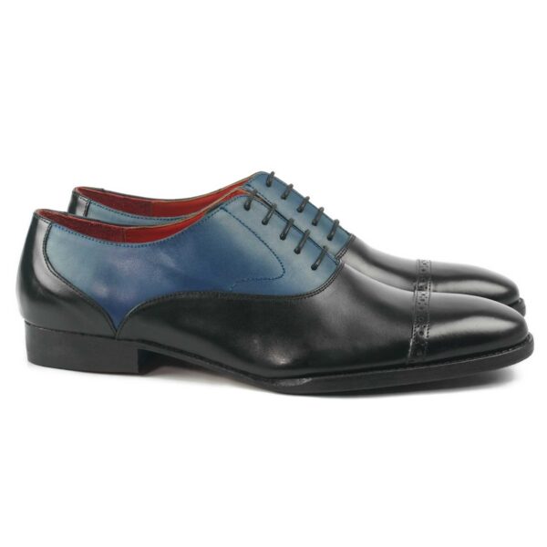Black Balmoral Cap toe